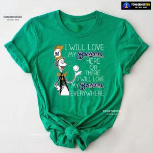 Dr Seuss I Will Love My Brewers Here Or There T-Shirt
