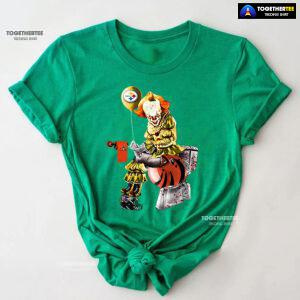 Pennywise Pittsburgh Steelers And Cincinnati Bengals Toilet T-Shirt