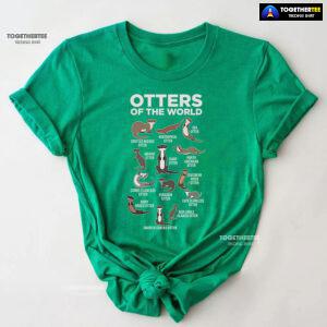 Otters Of The World For Otter Lover T-Shirt