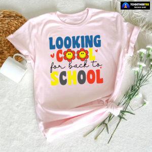Looking Cool For Back To School Smiling Flower Heart T-Shirt