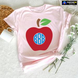Red Apple Teacher Back To School T-Shirt - Unisex Tee