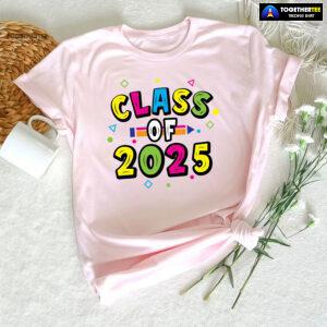 Class Of 2025 Crayon Student Back To School T-Shirt