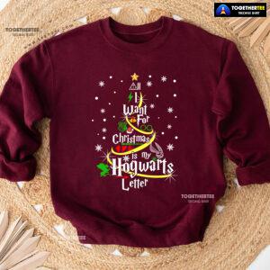 All I Want For Christmas Is My Hogwarts Letter Harry Potter X'mas Tree Sweatshirt