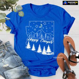 Happy Camper Adventure Camping Lover T-Shirt