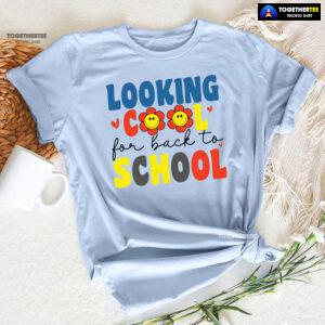 Looking Cool For Back To School Smiling Flower Heart T-Shirt