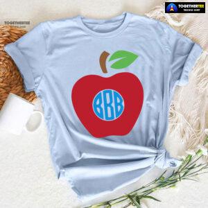 Red Apple Teacher Back To School T-Shirt - Unisex Tee