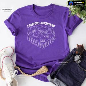 Camping Adventure Tent Campfire Camp Lover T-Shirt