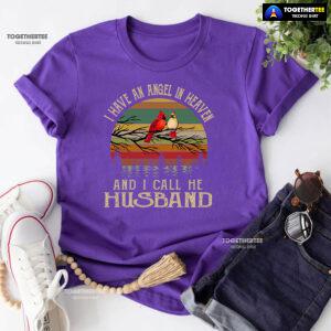 I Have An Angel In Heaven And I Call He Husband Vintage T-Shirt