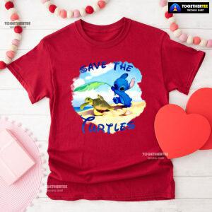 Stitch Save The Turtles T-Shirt