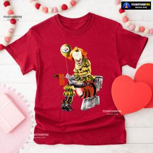Pennywise Pittsburgh Steelers And Cincinnati Bengals Toilet T-Shirt