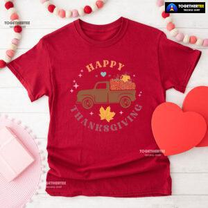 Happy Thanksgiving Pumpkin Leopard T-Shirt