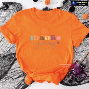 Thanksgiving Leaf Autumn T-Shirt