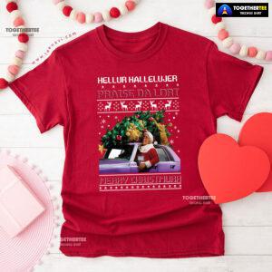 Christmas Madea Hellur Hallelujer Praise Da Lort Merry Christmurr T-Shirt