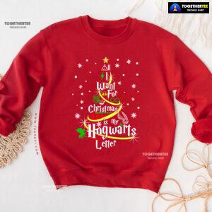 All I Want For Christmas Is My Hogwarts Letter Harry Potter X'mas Tree Sweatshirt