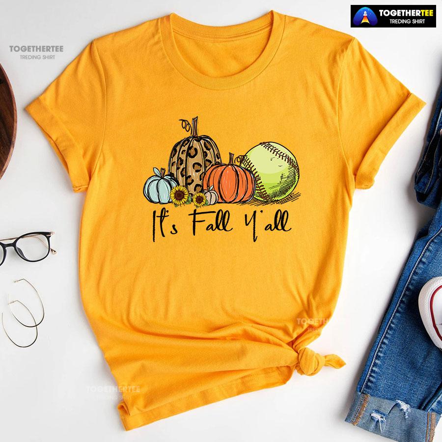 9-gold-lam101023fw02-hlw-thor210815m95 Halloween It’s Fall Y’All Pumpkin Softball T-Shirt