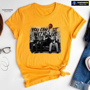 Halloween Freddy Michael Pennywise And Jason You Can't Sit With Us T-Shirt