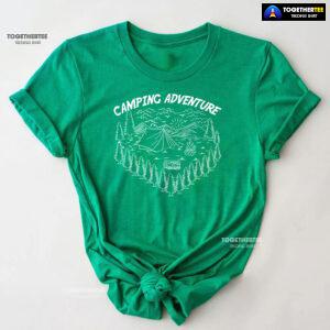 Camping Adventure Tent Campfire Camp Lover T-Shirt