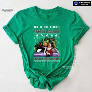 Christmas Madea Hellur Hallelujer Praise Da Lort Merry Christmurr T-Shirt
