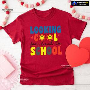 Looking Cool For Back To School Smiling Flower Heart T-Shirt