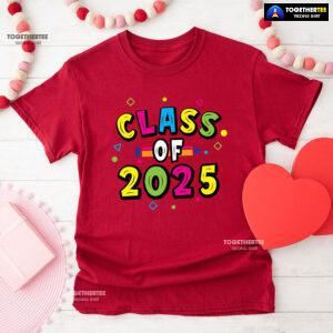 Class Of 2025 Crayon Student Back To School T-Shirt