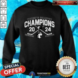Northeastern Huskies 2024 Beanpot Women's Hockey Tournament Champions sweatshirt