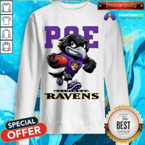 Poe Mascot Baltimore Ravens Football sweatshirt