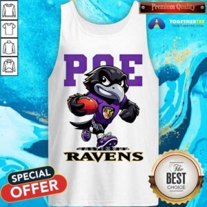 Poe Mascot Baltimore Ravens Football tank-top