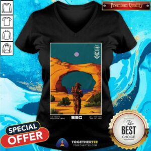 Spacestation x Halo Infinite v-neck