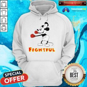 Steamboat Willie Mickey Boxing Fightful hoodie