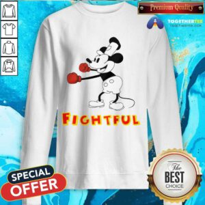 Steamboat Willie Mickey Boxing Fightful sweatshirt