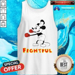 Steamboat Willie Mickey Boxing Fightful tank-top