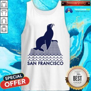 SF San Francisco Seal tank-top