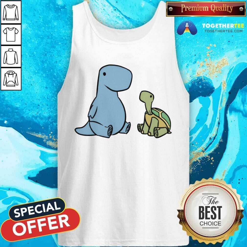 Tortoise & Dino tank-top