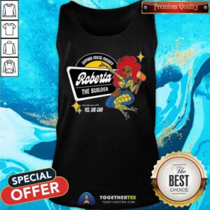 Sapphira Cristal Presents Roberta The Builder tank-top