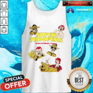 Sketchbook Super Troopers Altered State Police tank-top