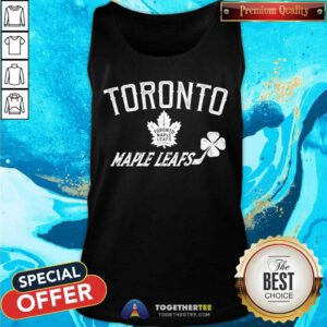 Toronto Maple Leafs St Patrick's Day Richmond Clover tank-top