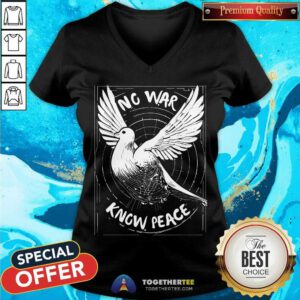 No War Know Peace v-neck
