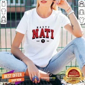 TBT Store Nasty Nati Wordmark v-neck