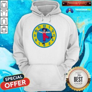 Big Comfy Couch Clock Stretch hoodie