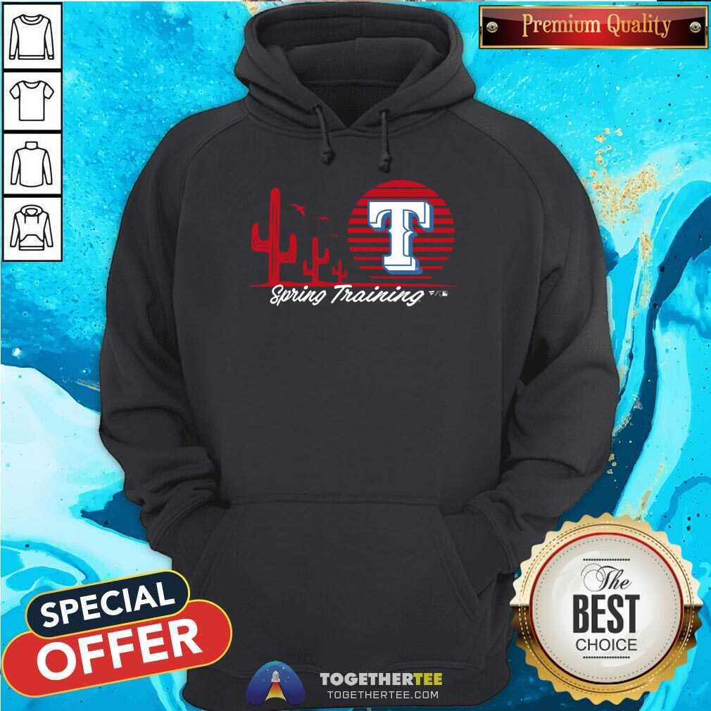 Texas Rangers MLB Spring Training Horizon Line hoodie