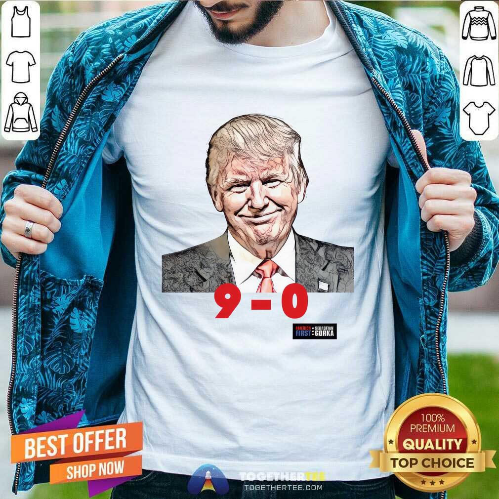 Scotus Donald Trump America First 9-0 T-shirt