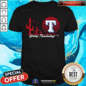 Texas Rangers MLB Spring Training Horizon Line T-Shirt