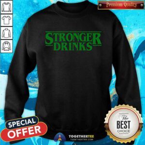 Stronger Drinks Washed Gym sweatshirt