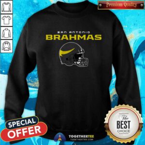 San Antonio Brahmas Vintage Helmet sweatshirt