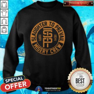 Slaughter To Prevail Misery Crew Gold Ink sweatshirt