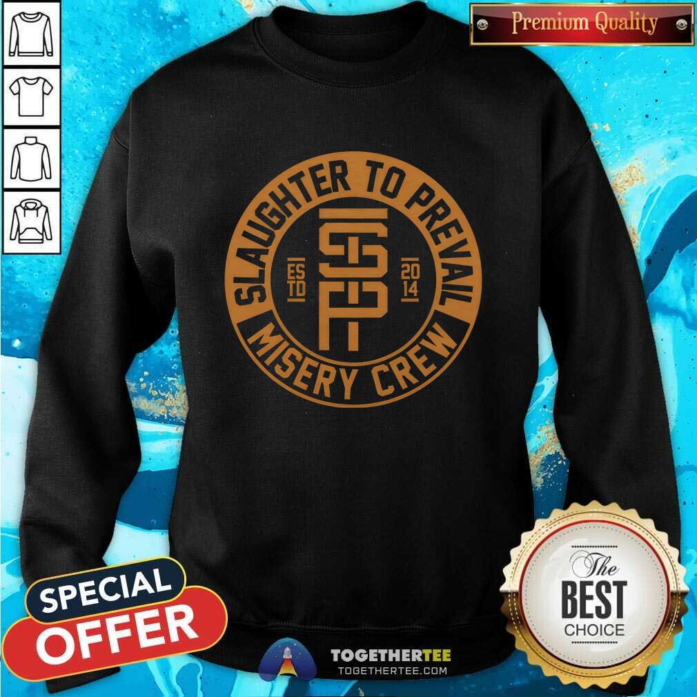 Slaughter To Prevail Misery Crew Gold Ink sweatshirt