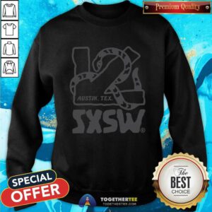 Snake Austin Tex SXSW sweatshirt
