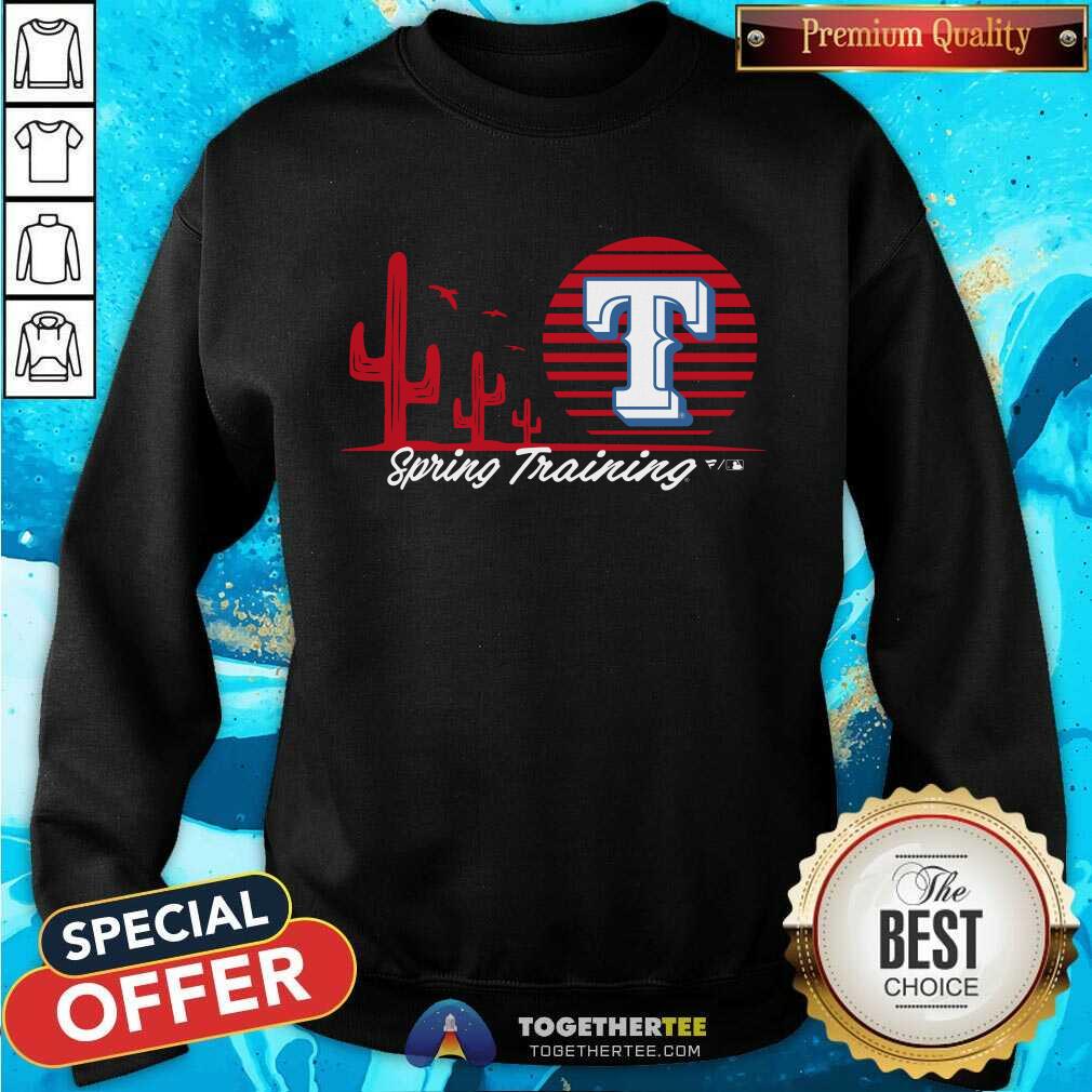 Texas Rangers MLB Spring Training Horizon Line sweatshirt