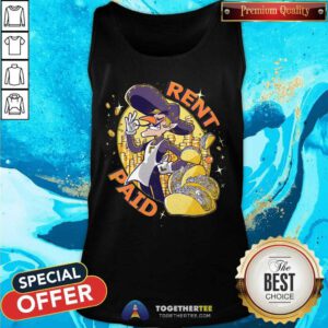 Rent Paid Mexico Tacos Gold Coins tank-top