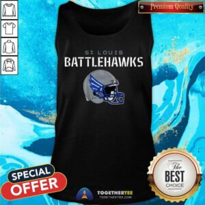 St. Louis Battlehawks Vintage Helmet tank-top